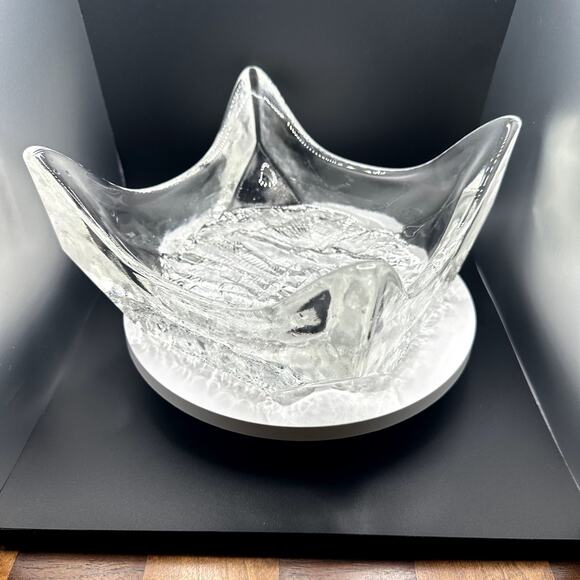 Large 1960's Brutalist Collectible Bowl Tapio Wirkkala For Littala Finland MCM - Picture 4 of 8